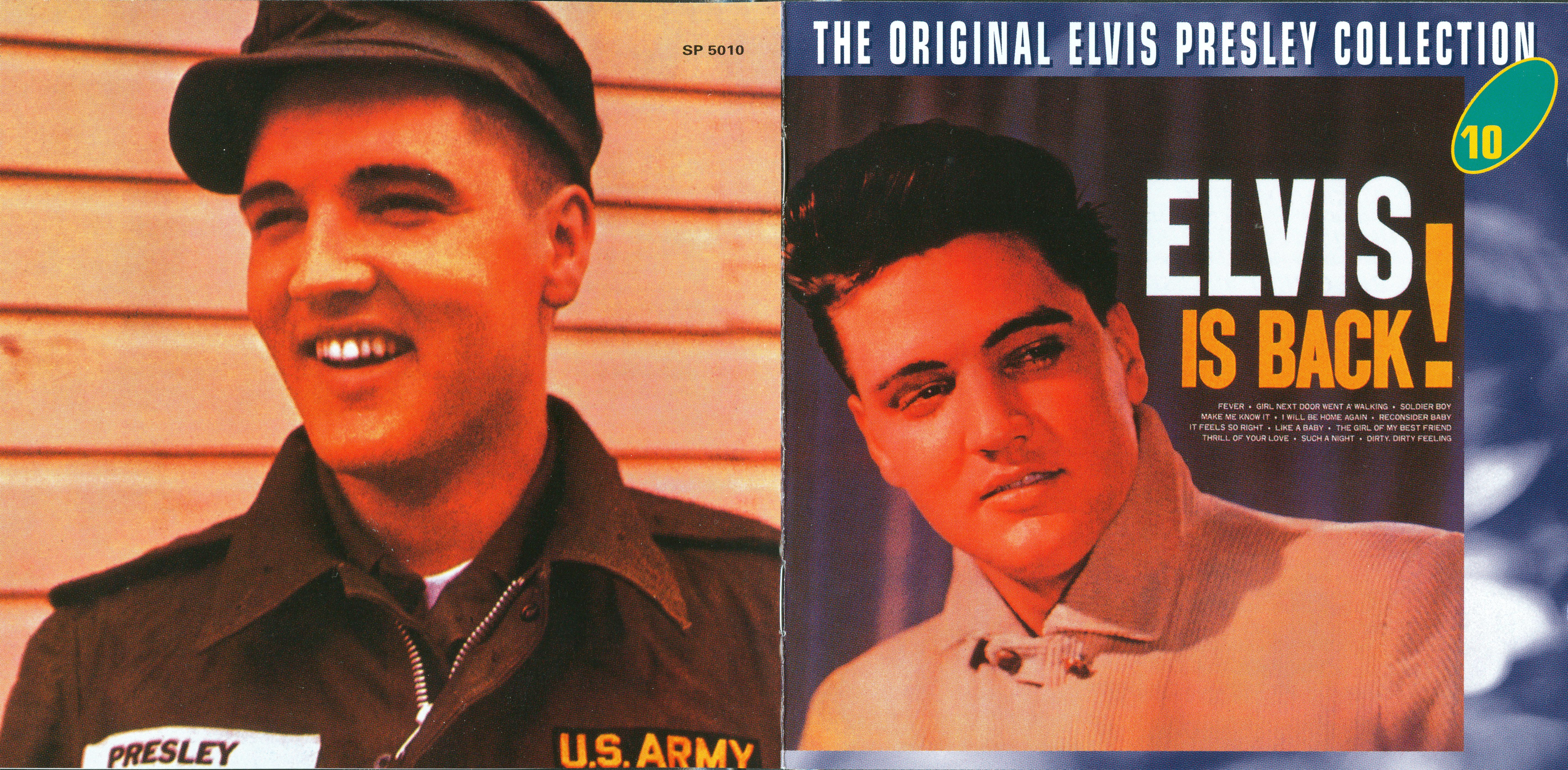Elvis Presley  The Original Elvis Presley Collection 10; Elvis Is Back! : Booklet